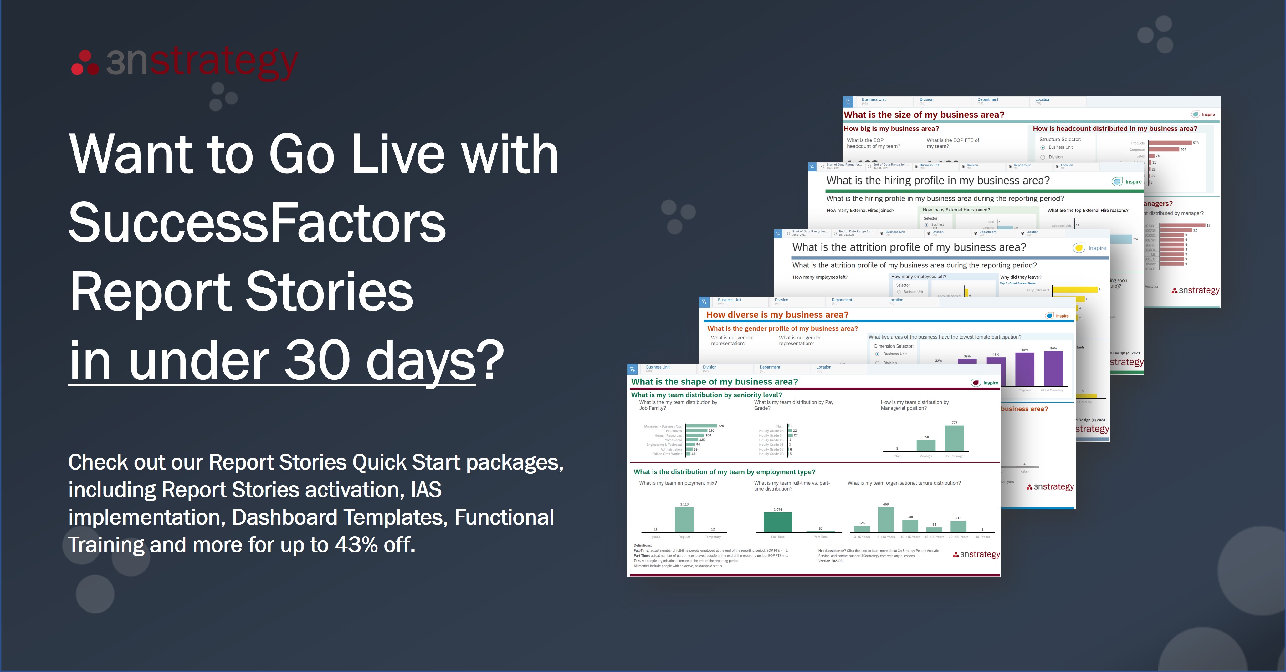 Successfactors Reporting And Rbp 3n Strategy | Report Stories Quick Start Packages