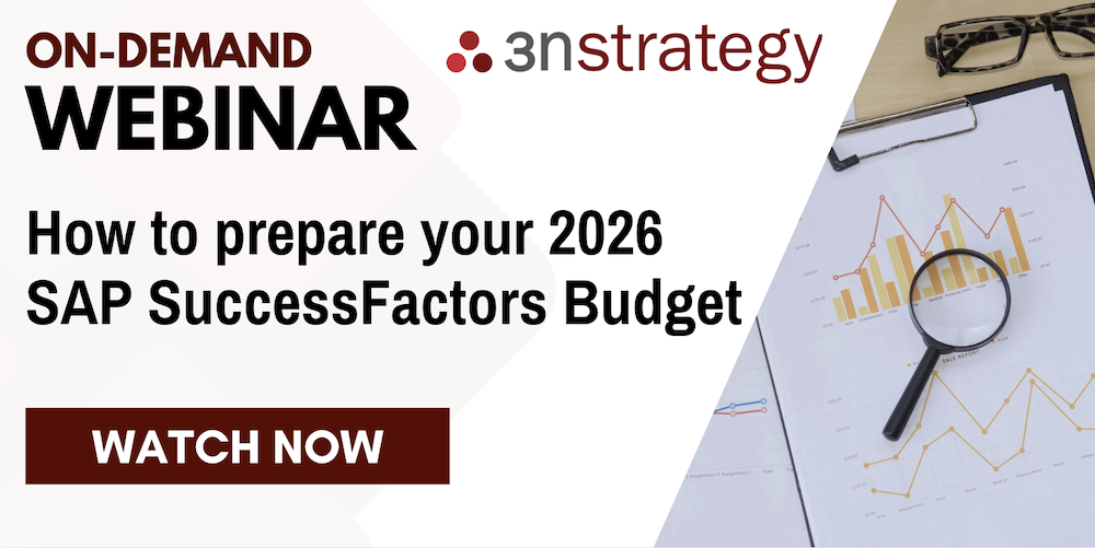 SAP SuccessFactors budget